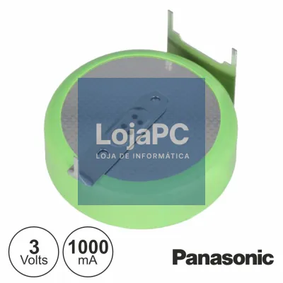 PILHA LITHIUM BOTÃO BR2477A 3V 1000MA PANASONIC