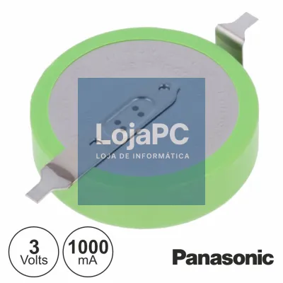 PILHA LITHIUM BOTÃO BR2477A 3V 1000MA PANASONIC