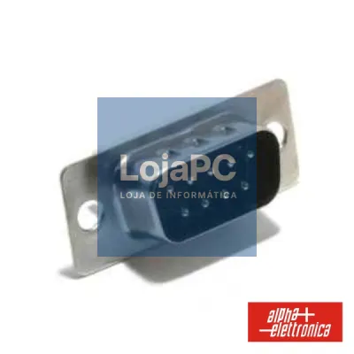 FICHA D-SUB 9P MACHO P/ SOLDAR