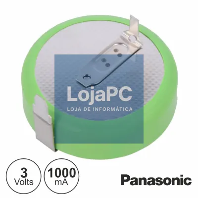 PILHA LITHIUM BOTÃO BR2477A 3V 1000MA PANASONIC