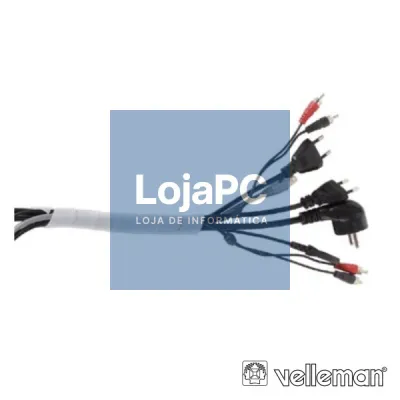 PROTECTOR DE CABO ESPIRAL BRANCO TRANSP. 10M Ø 15MM VELLEMAN