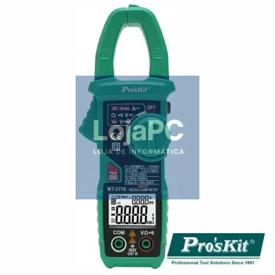 PINÇA AMPERIMÉTRICA DIGITAL AC/DC 400A PROSKIT