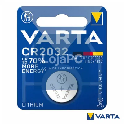 Pilha Lithium CR2032 3V Blister VARTA