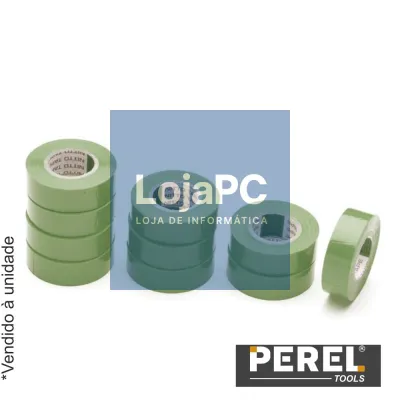 Fita Isoladora Verde - 19 mm X 10 M PEREL