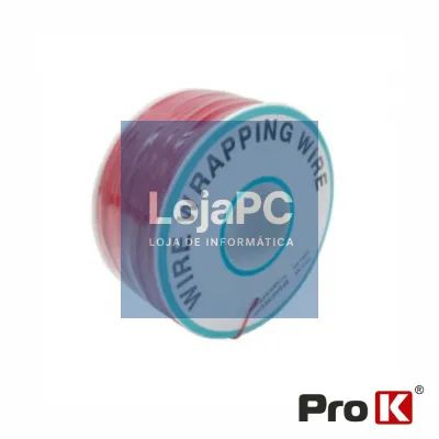 Cabo Multifilar Vermelho 0.25mm Rolo 250m PROK