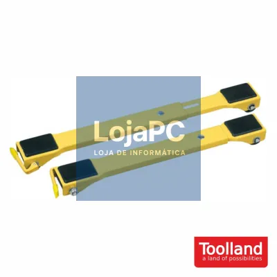 Conjunto 2 Bases P/ Carregar Mobiliário Max 250kg TOOLLAND