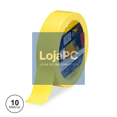 FITA ISOLADORA AMARELA 10M