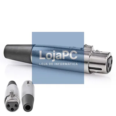 Ficha XLR 3p Fêmea