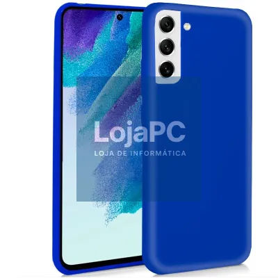 COOL Silicone Case for Samsung G990B Galaxy S21 FE (Blue)