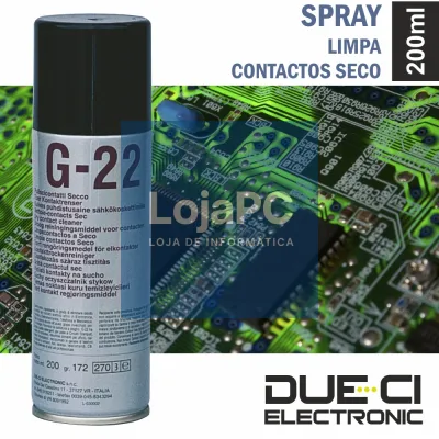 SPRAY DE 200ML LIMPA CONTACTOS SECO DUE-CI