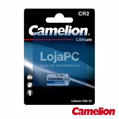 PILHA LITHIUM CR2 3V 850MA BLISTER CAMELION