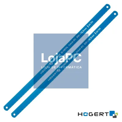 Conjunto de 2 Lâminas P/ Serra de Metal 300mm 24TPI HOGERT