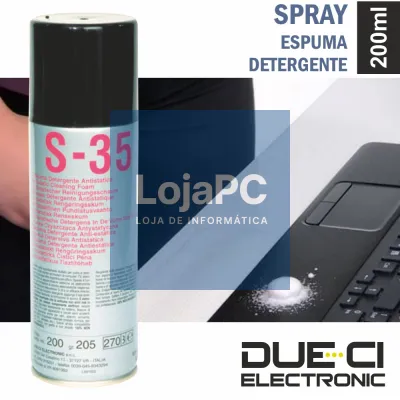 SPRAY DE 200ML ESPUMA DETERGENTE DUE-CI