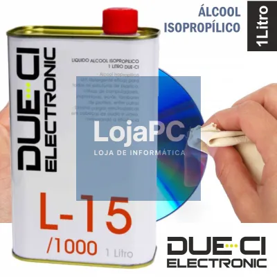 LÍQUIDO ÁLCOOL ISOPROPILICO 1 LITRO DUE-CI