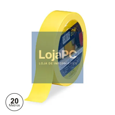 FITA ISOLADORA AMARELA 20M