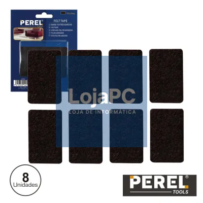 AUTOCOLANTES FELTRO RECTÂNGULARES 30x48MM 8X PEREL