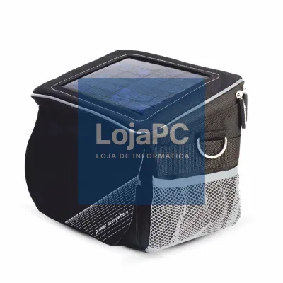 BOLSA TRANSPORTE C/ PAINEL SOLAR E POWERBANK 2000MA A-SOLAR