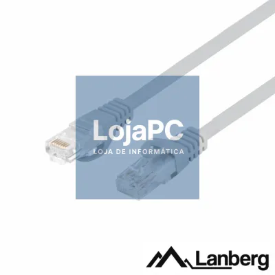 Cabo De Rede U/UTP CAT6 LSZH Cobre Puro 2m Cinzento