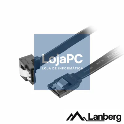 Cabo Dados SATA C/ Bloqueio 0.5m LANBERG
