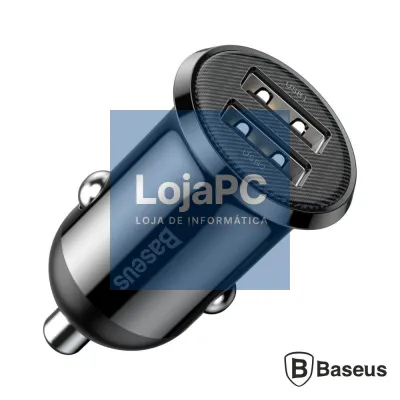 Adaptador Isqueiro 2x USB 4.8A Grain Pro BASEUS