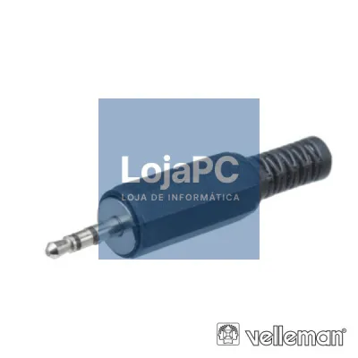 FICHA JACK 2.5MM MACHO ST PVC C/ GUARDA CABO