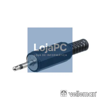 FICHA JACK 2.5MM MACHO MN PVC C/ GUARDA CABO