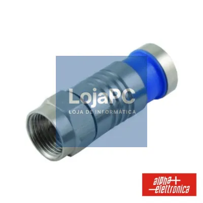 FICHA F MACHO COMPRESSÃO P/ CABO 6.8MM