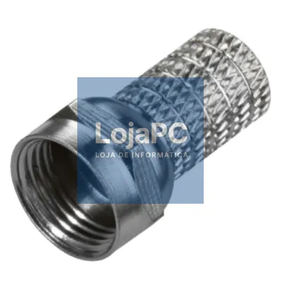 FICHA F FÊMEA NIQUELADA P/ CABO 5.5MM RG58