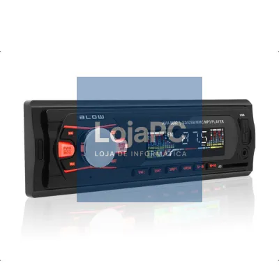 Auto-Rádio FM Mp3 45Wx4 C/ MMC/SD/USB/AUX