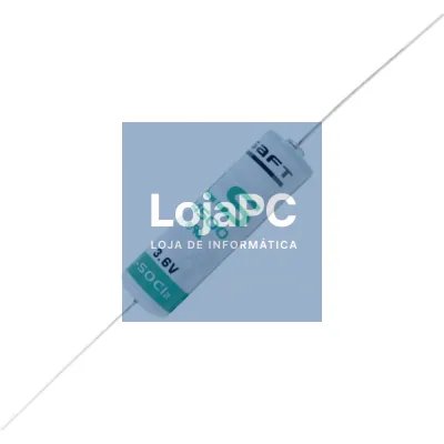 Pilha Lítio 14500 3.6V 2600mAh C/ Fios SAFT