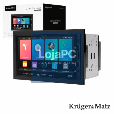 Auto-Rádio Android 7" 4x 45W GPS/BT/AUX/FM C/ Comando IR