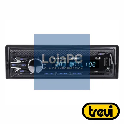 Auto-Rádio FM Mp3 4x40W C/ BT/AUX/USB C/ Antena DAB TREVI