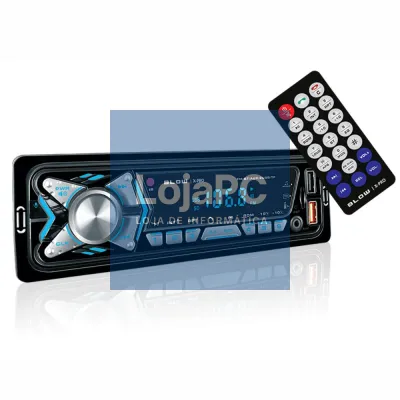 Auto-Rádio Bluetooth/MP3/AUX/FM C/ Controlo Remoto
