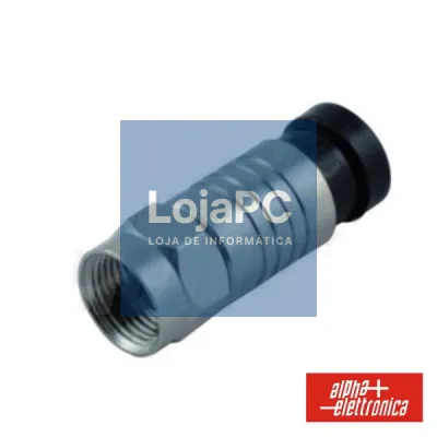 FICHA F MACHO COMPRESSÃO P/ CABO 6.8MM