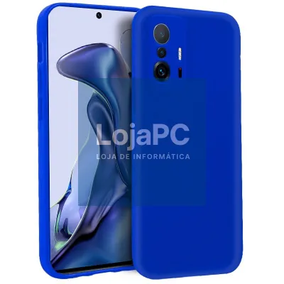 COOL Silicone Case for Xiaomi 11T / 11T Pro (Blue)