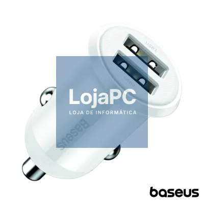 Adaptador Isqueiro 2x USB 4.8A Grain Pro BASEUS