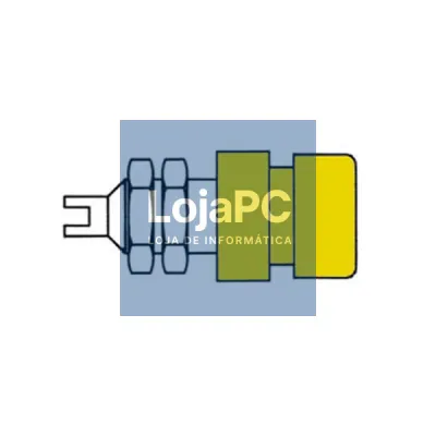 FICHA ISOLADA 4MM / AMARELA (BIL20)