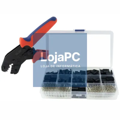 Kit Alicate de Cravar + Conectores Dupont 2.54mm 620pcs