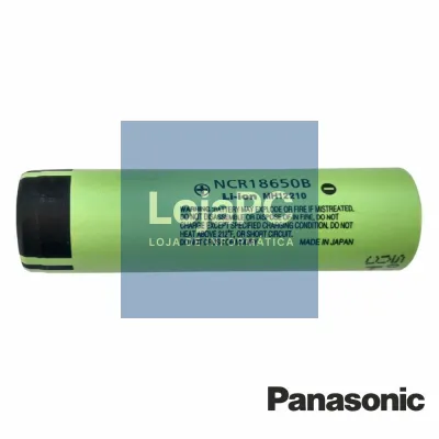 Bateria Lítio 18650 3.7V 3400mA PANASONIC
