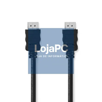 Cabo HDMI Dourado Macho / Macho 1.4 Preto 1m