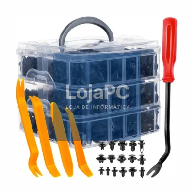 Conjunto de 620 Molas de Fixação Universais P/ Automóvel