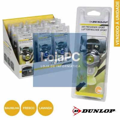 AMBIENTADORES P/ AUTOMÓVEL VÁRIAS FRAGRÂNCIAS DUNLOP