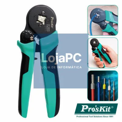Alicate De Cravar Ponteiras 0.08/6MM² PROSKIT