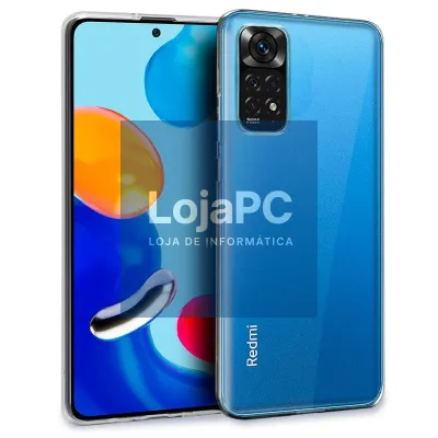 COOL Silicone Case for Xiaomi Redmi Note 11 / Note 11S (Transparent)