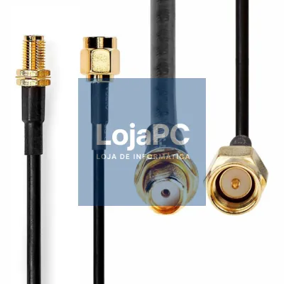 Cabo de Antena HSR-200 SMA Macho - SMA Fêmea 10m