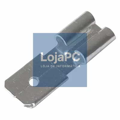 Adaptador Faston Fêmea 4.8mm para 6.3mm Macho