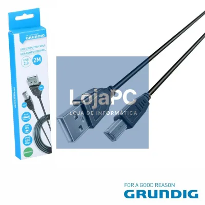 Cabo USB-A 2.0 Macho / USB-B Macho 2m GRUNDIG