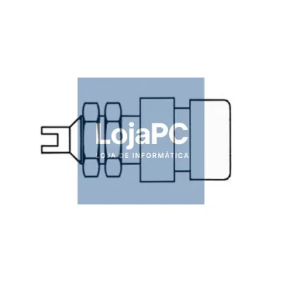 FICHA ISOLADA 4MM / BRANCA (BIL20)