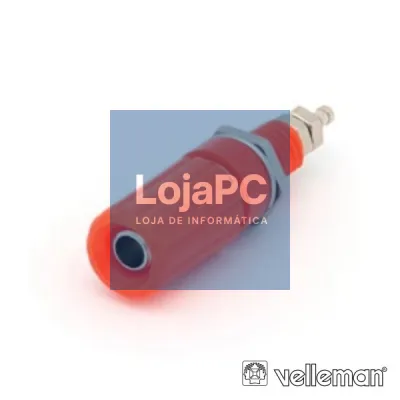 BORNE TERMINAL 44MM VERMELHO VELLEMAN