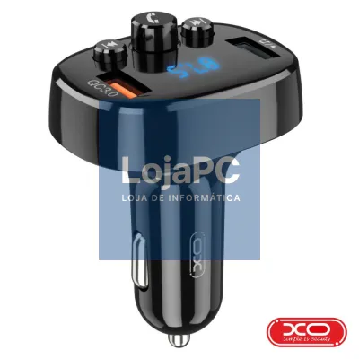 Transmissor FM Bluetooth 2USB F. Isqueiro XO
